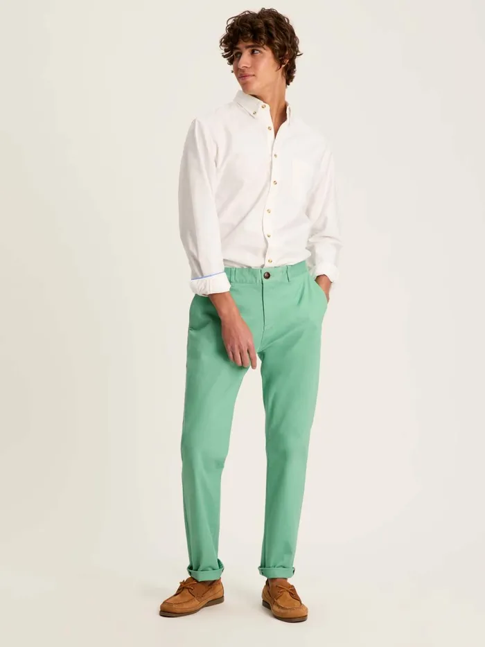 Joules Trousers Men Green Slim Fit Chinos