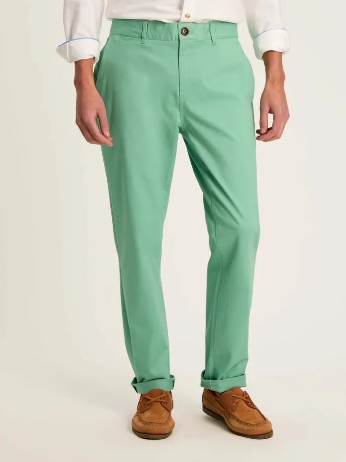 Joules Trousers Men Green Slim Fit Chinos