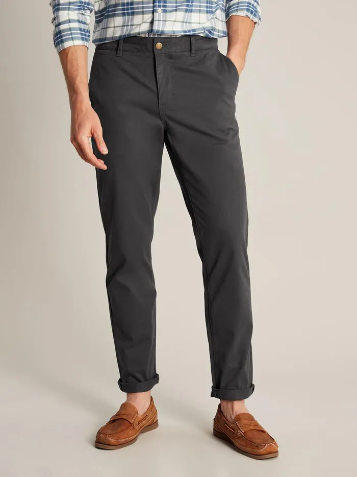 Joules Trousers Men Grey Chinos Trousers