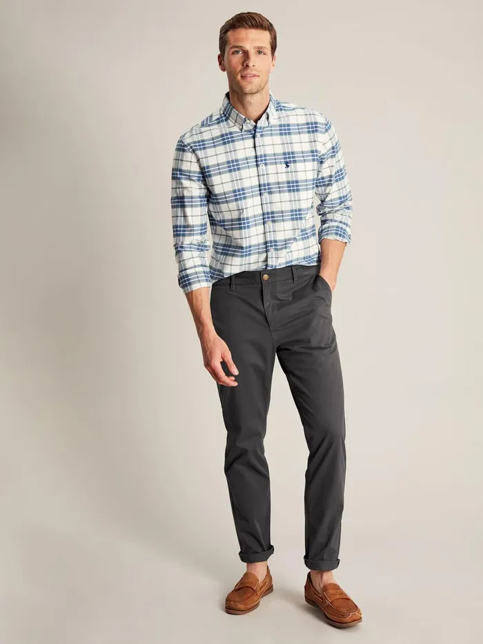 Joules Trousers Men Grey Chinos Trousers