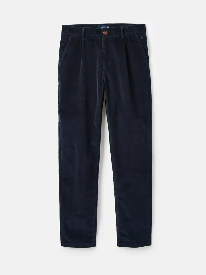 Joules Trousers Men Navy Straight Leg Uroy Trousers