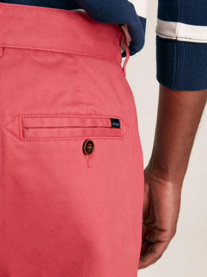 Joules Trousers Men Pink Slim Fit Chinos