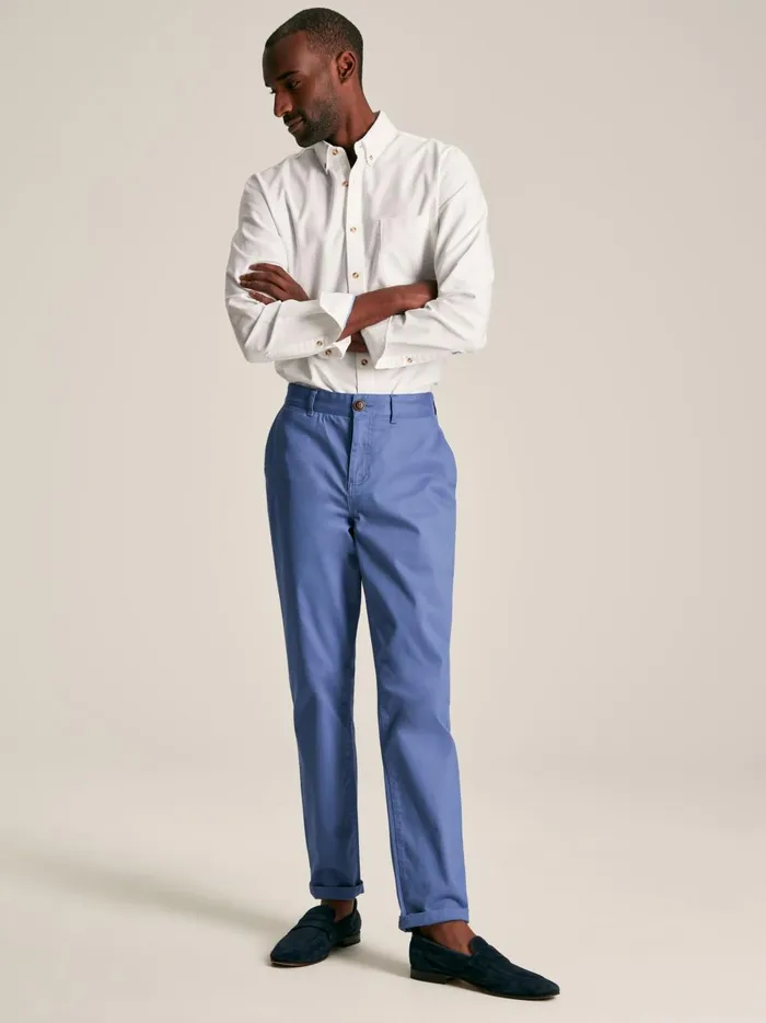 Joules Trousers Men Purple Slim Fit Chinos