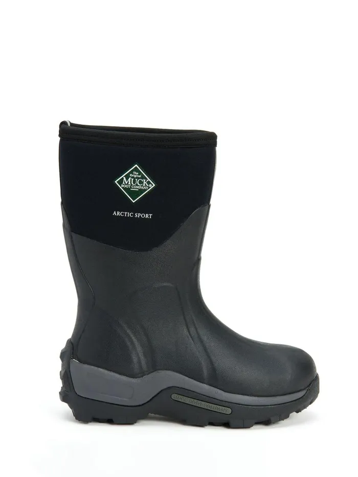 Joules Wellies Men Muck Boots Black Arctic Sport Short Wellies