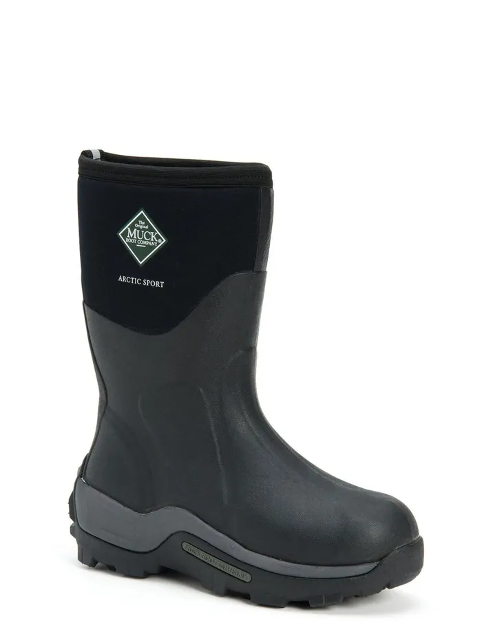 Joules Wellies Men Muck Boots Black Arctic Sport Short Wellies