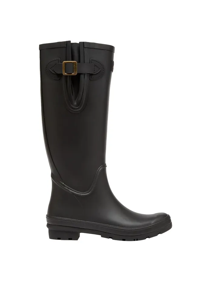 Joules Wellies Women Black Adjustable Tall Wellies