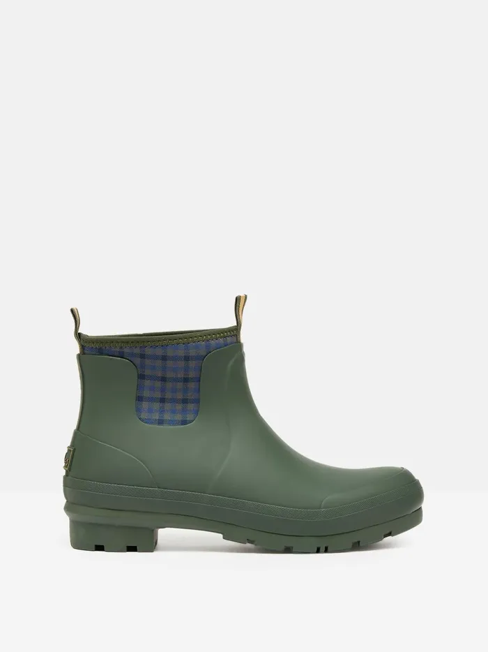 Joules Wellies Women Green Neoprene Lined Ankle Wellies
