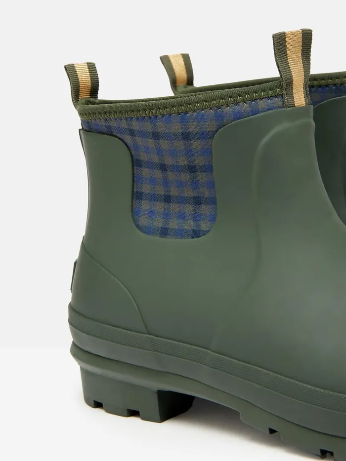 Joules Wellies Women Green Neoprene Lined Ankle Wellies
