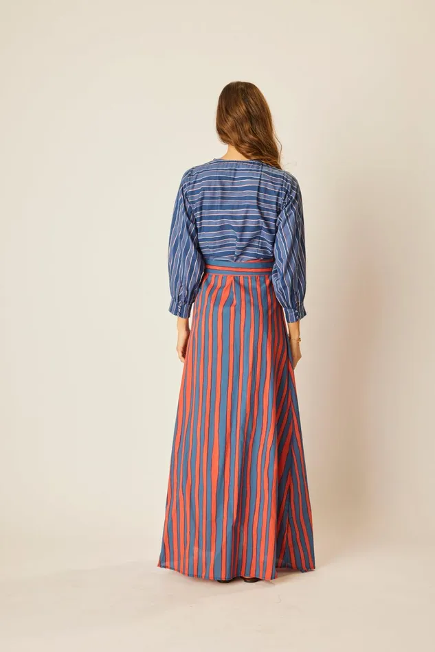 Kate Long Sleeve Dress Batik Combo Women Natalie Martin Dresses
