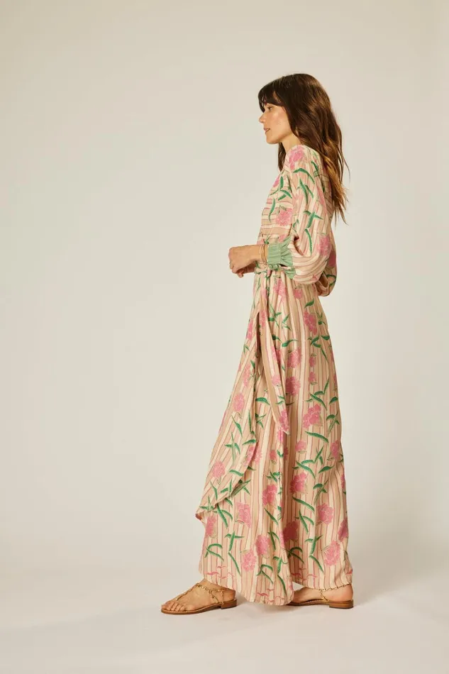 Kate Long Sleeve Maxi Chamomile Rose Women Natalie Martin Dresses