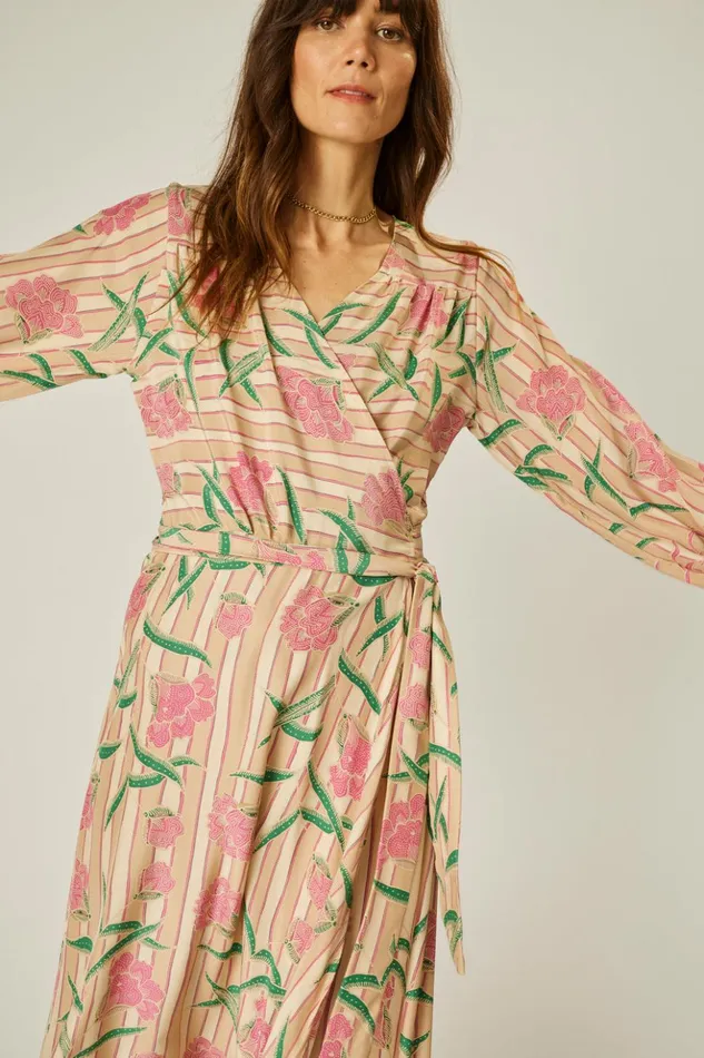 Kate Long Sleeve Maxi Chamomile Rose Women Natalie Martin Dresses