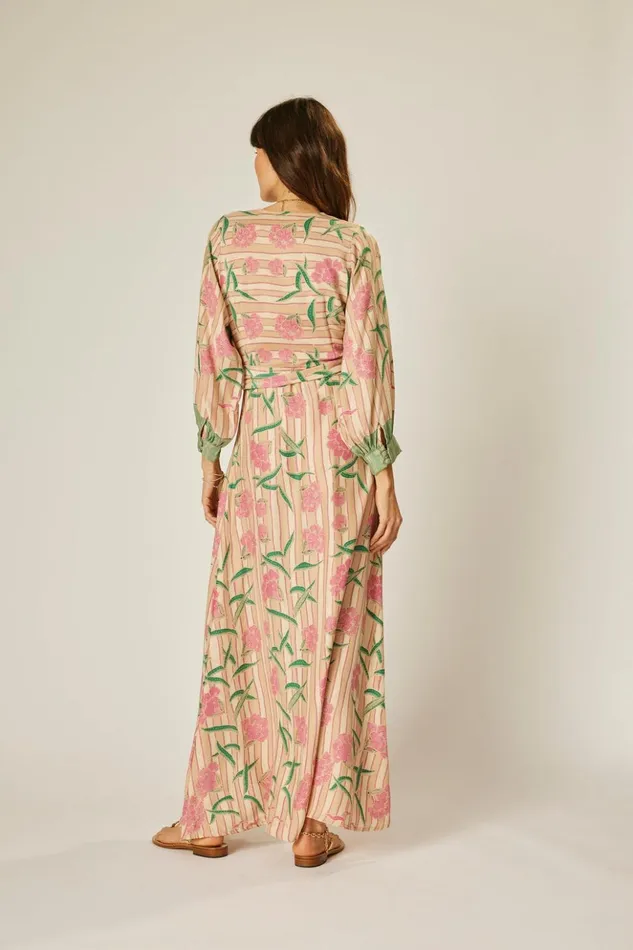 Kate Long Sleeve Maxi Chamomile Rose Women Natalie Martin Dresses
