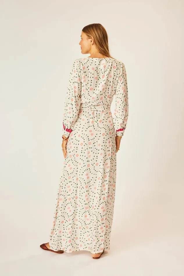 Kate Long Sleeve Maxi Pinwheel Cotton Women Natalie Martin Dresses