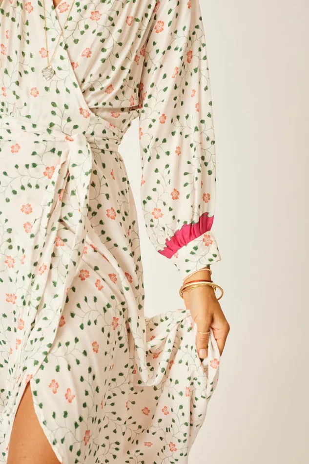 Kate Long Sleeve Maxi Pinwheel Cotton Women Natalie Martin Dresses