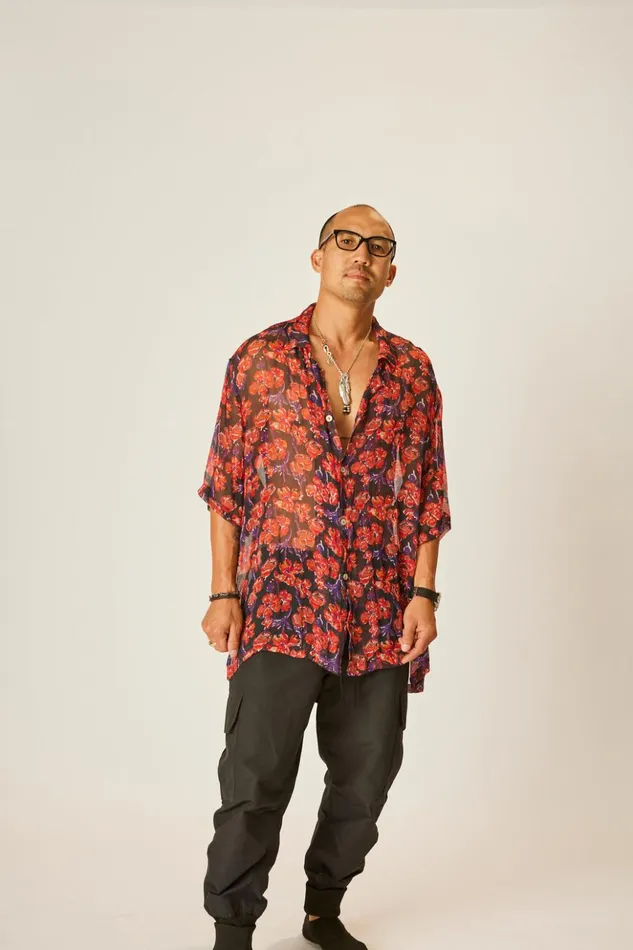 Kevin Shirt Chiffon Watercolor Onyx Men Natalie Martin