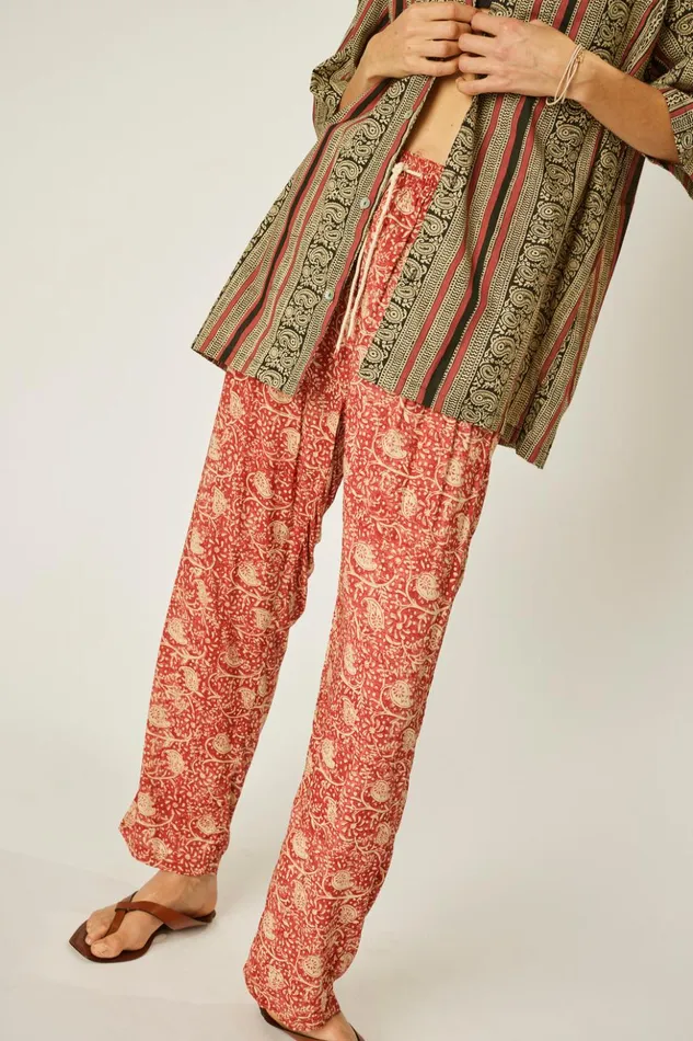 Kevin Shirt Paisley Stripe Black Men Natalie Martin