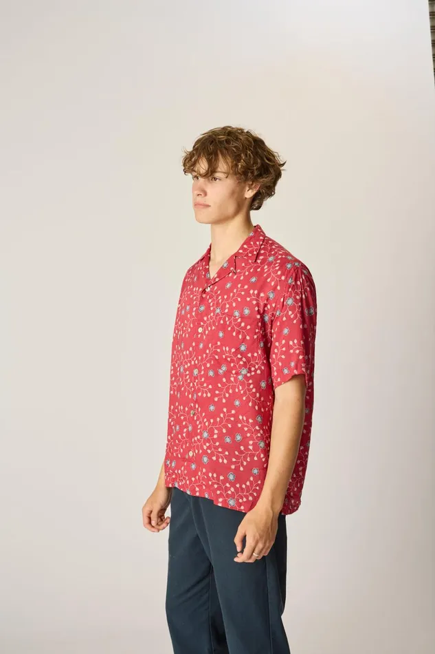 Kevin Shirt Pinwheel Barn Red Men Natalie Martin