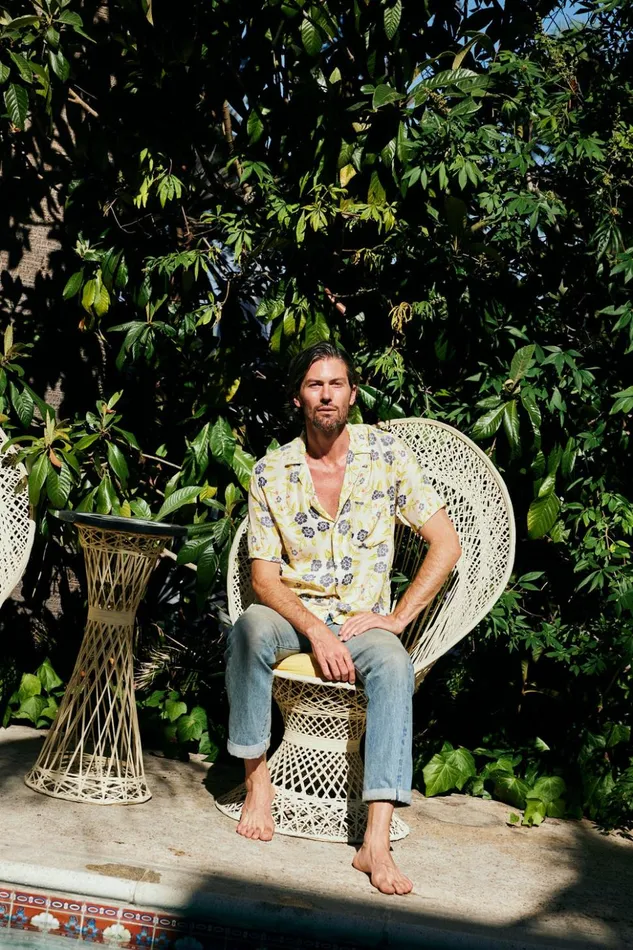 Kevin Shirt Prairie Indigo Men Natalie Martin
