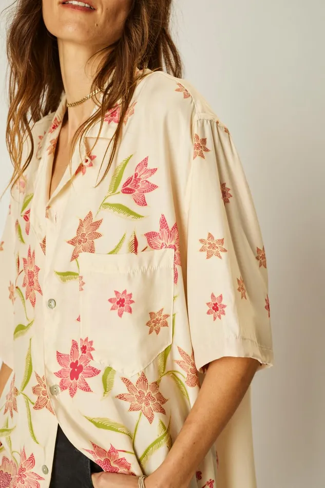 Kevin Shirt Starflower Cream Women Natalie Martin Tops