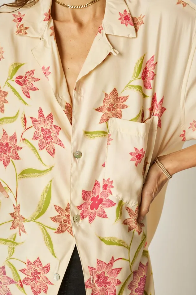 Kevin Shirt Starflower Cream Women Natalie Martin Tops