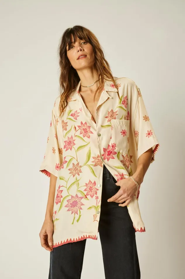 Kevin Shirt Starflower Cream Women Natalie Martin Tops