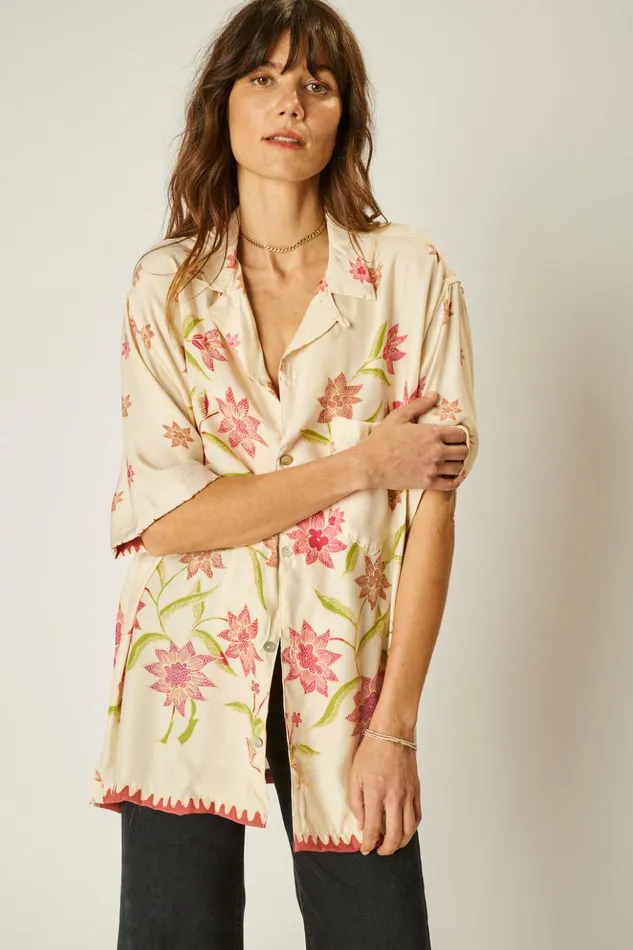 Kevin Shirt Starflower Cream Women Natalie Martin Tops