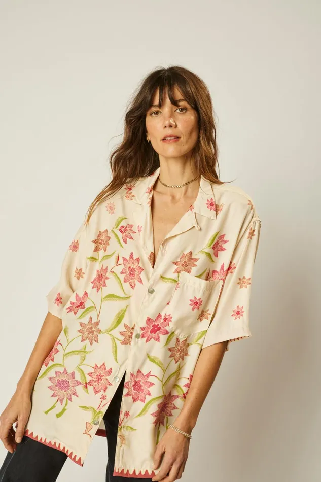 Kevin Shirt Starflower Cream Women Natalie Martin Tops