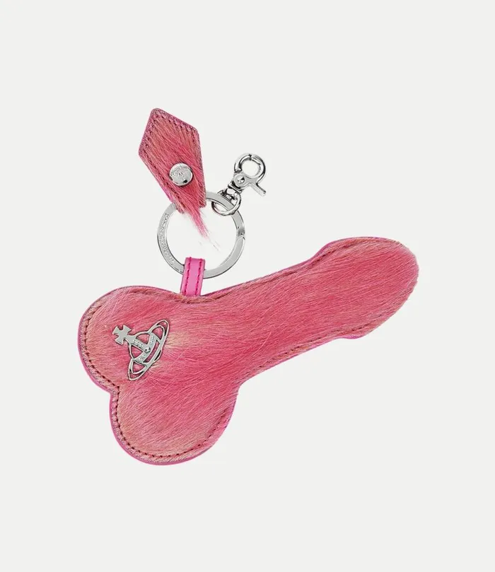Keyrings WomenMen Vivienne Westwood Penis Keyring In Pink
