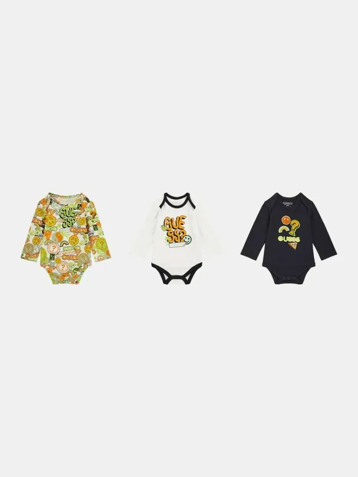 Kids 3 Body Set Multicolor Pattern Guess Onepiece Suits And Sets