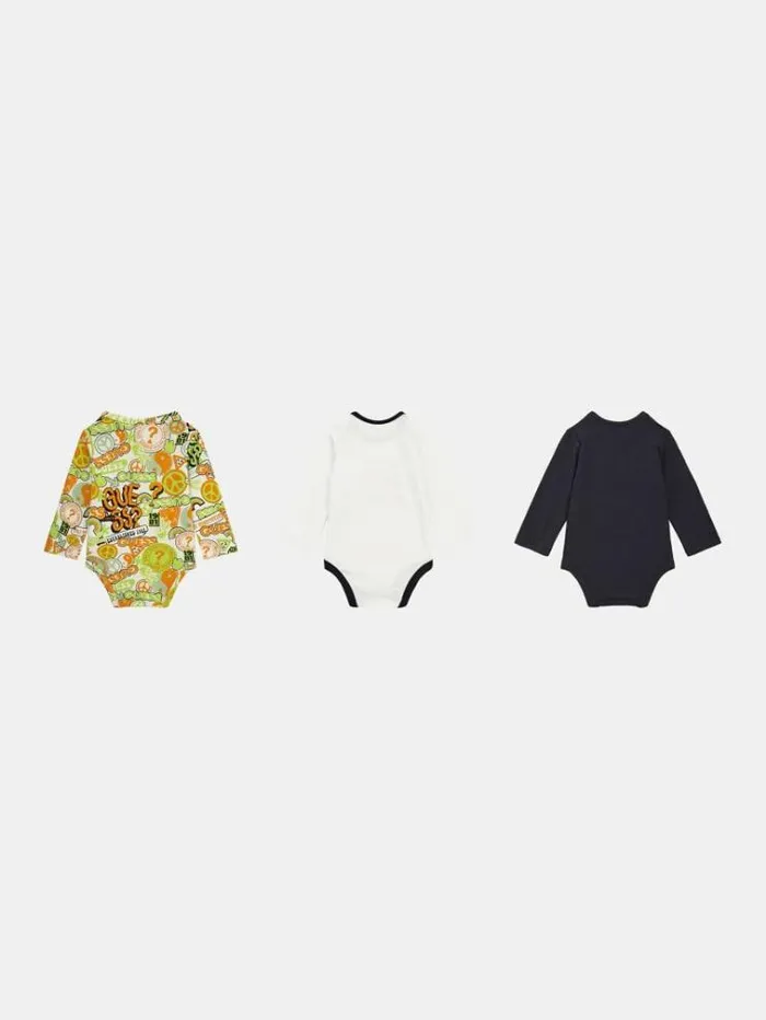 Kids 3 Body Set Multicolor Pattern Guess Onepiece Suits And Sets