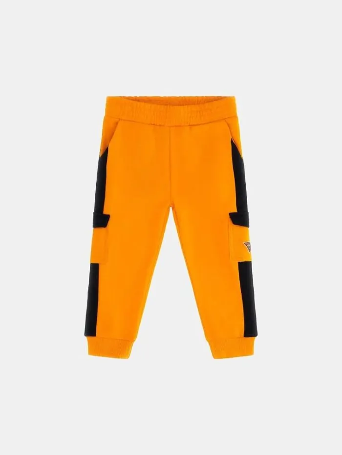 Kids Active Cargo Pants Orange Guess Trousers