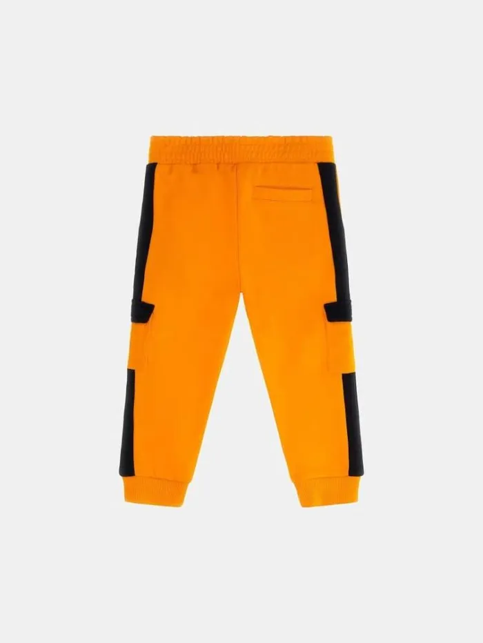 Kids Active Cargo Pants Orange Guess Trousers