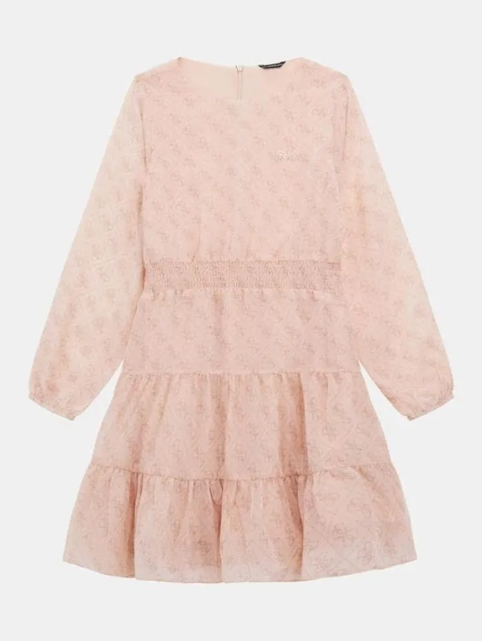 Kids All Over 4g Print Dress Pink Guess Dresses