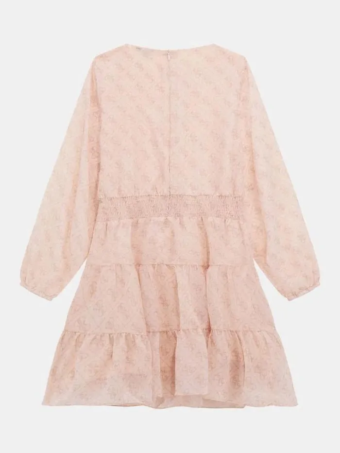 Kids All Over 4g Print Dress Pink Guess Dresses