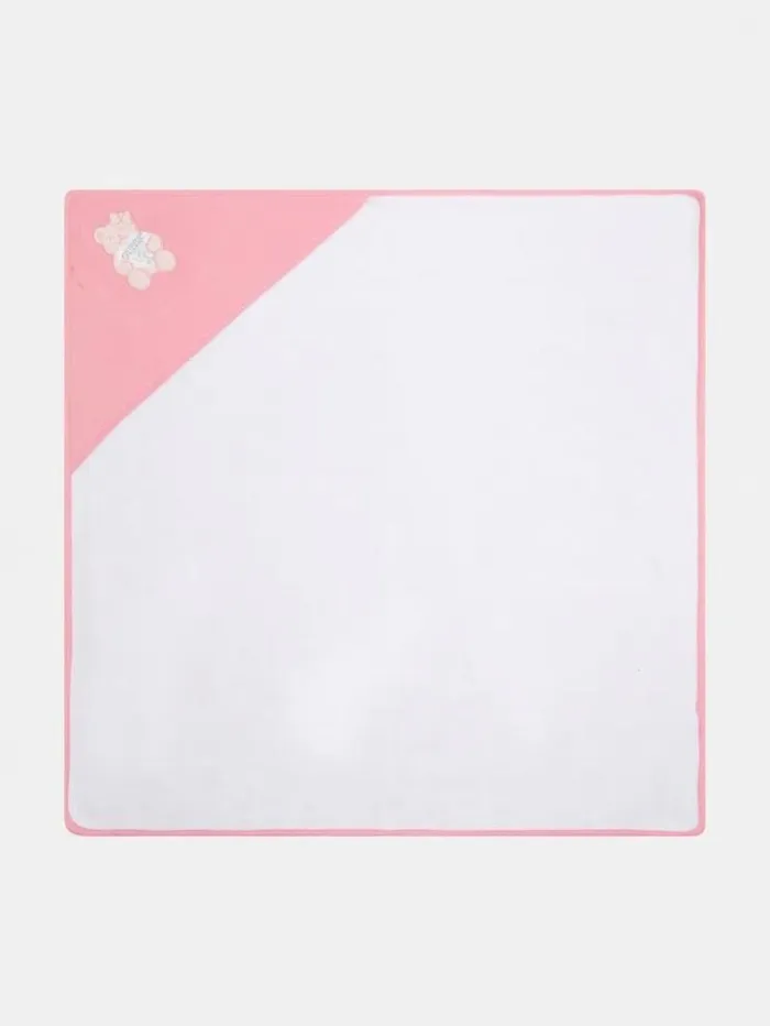 Kids All Over Logo Baby Towel Pink Guess Accessories