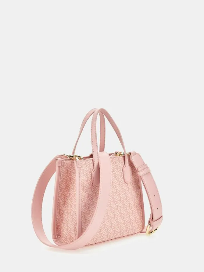 Kids All Over Print Mini Tote Bag Pink Guess Bags And Accessories