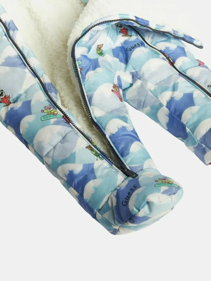 Kids All Over Print Overall Blue Multi Guess Onepiece Suits And Sets