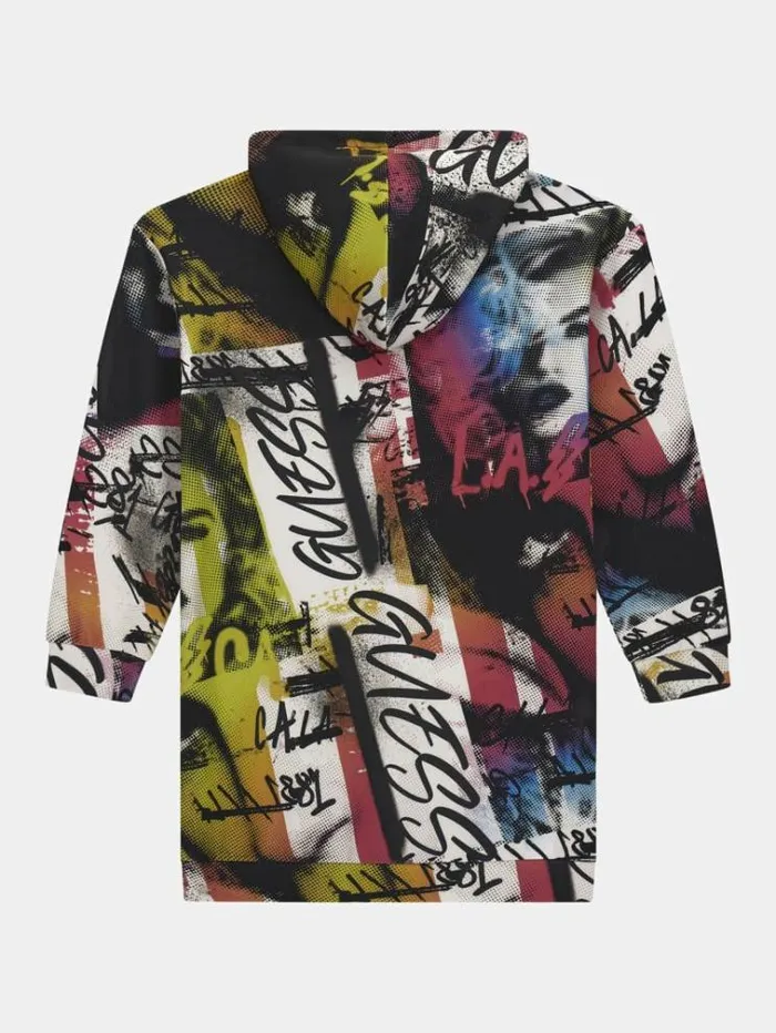 Kids All Over Print Scuba Dress Multicolor Pattern Guess Dresses