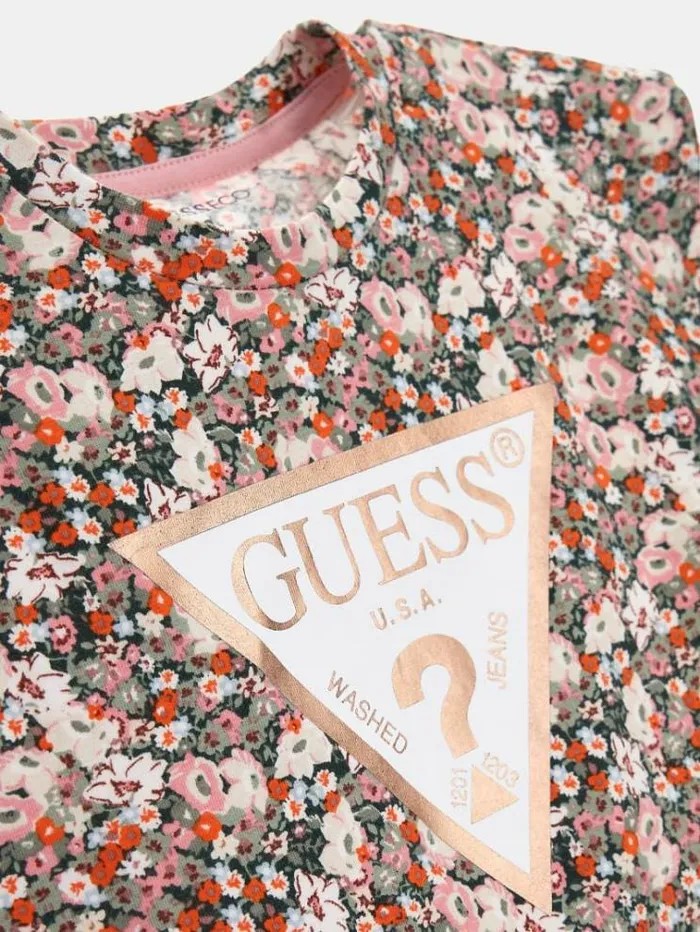 Kids All Over Print Tshirt Multicolor Pattern Guess Tops And Tshirts