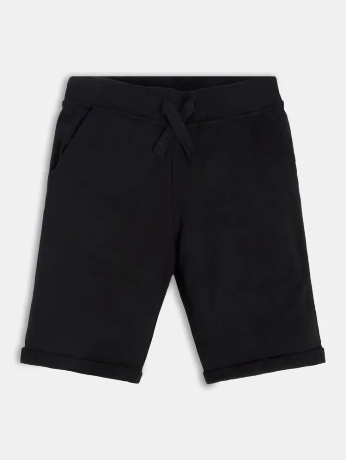 Kids Back Logo Active Short Black Guess Trousers