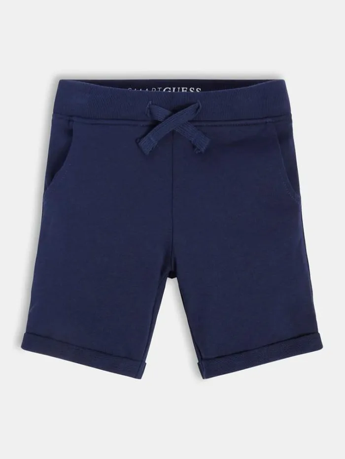 Kids Back Logo Short Blue Guess Trousers