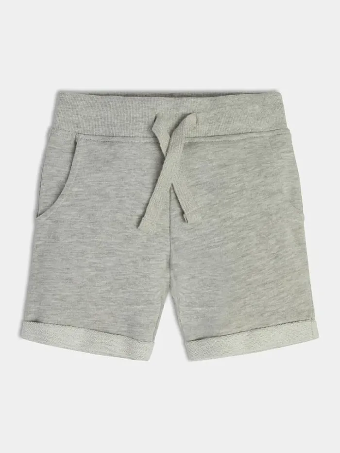 Kids Back Logo Short Light Grey Guess Trousers