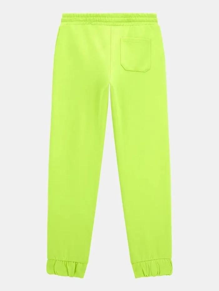 Kids Band Logo Pants Green Guess Trousers