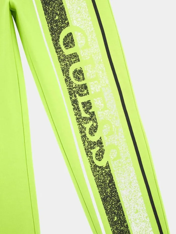 Kids Band Logo Pants Green Guess Trousers