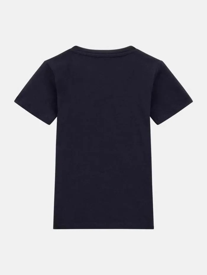 Kids Bear Print Tshirt Blue Guess Tops And Tshirts