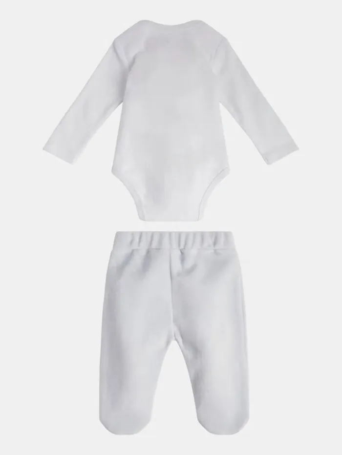 Kids Body And Chenille Pant Set White Guess Onepiece Suits And Sets