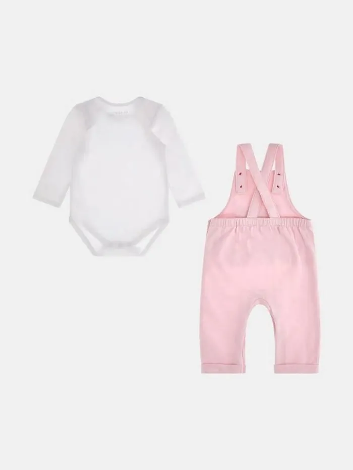 Kids Body And Overall Set White Guess Onepiece Suits And Sets