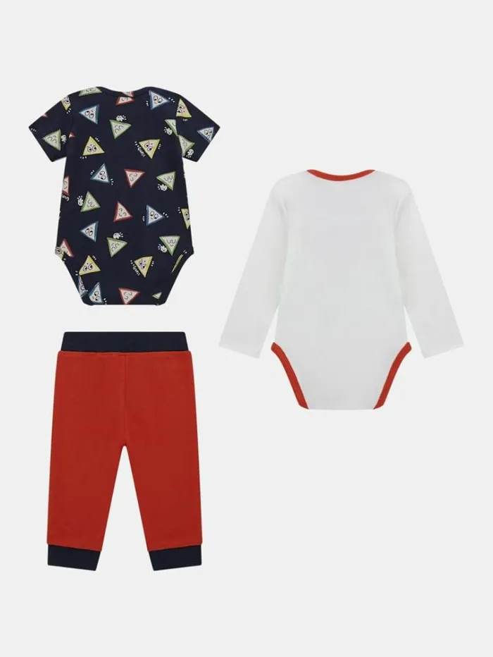 Kids Body And Pant Set Multicolor Pattern Guess Onepiece Suits And Sets