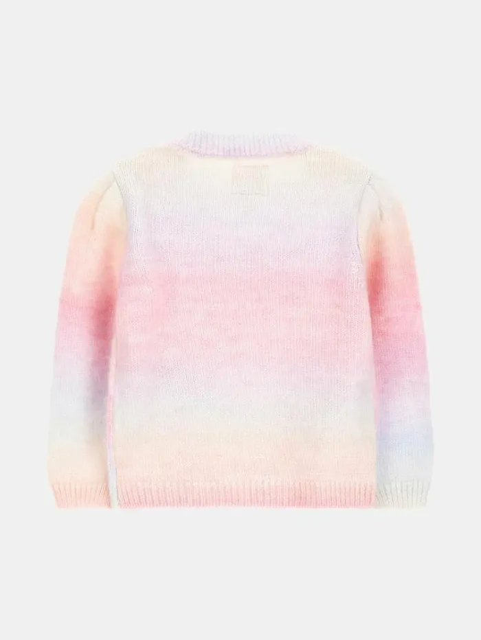 Kids Color Gradient Sweater Multicolor Pattern Guess Knitwear And Sweatshirts