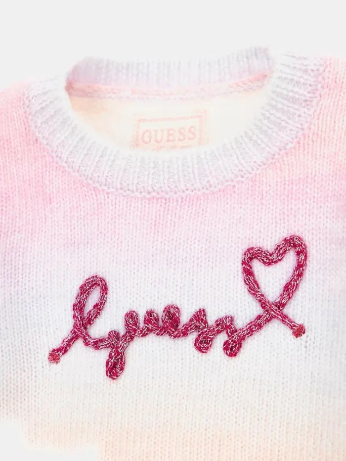 Kids Color Gradient Sweater Multicolor Pattern Guess Knitwear And Sweatshirts